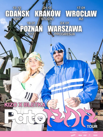 Gdańsk Wydarzenie Koncert KIZO X BLETKA PATOPOP TOUR