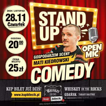 Gdańsk Wydarzenie Stand-up Stand Up w Whiskey On The Rocks -"Twój Ostatni Czwartek"