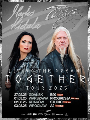 Gdańsk Wydarzenie Koncert LIVING THE DREAM TOGETHER TOUR 2025: TARJA TURUNEN & MARKO HIETALA