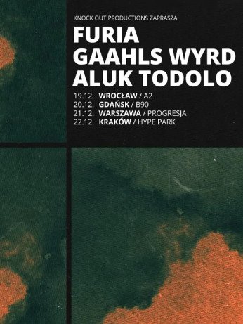 Gdańsk Wydarzenie Koncert Furia + Gaahls Wyrd + Aluk Todolo