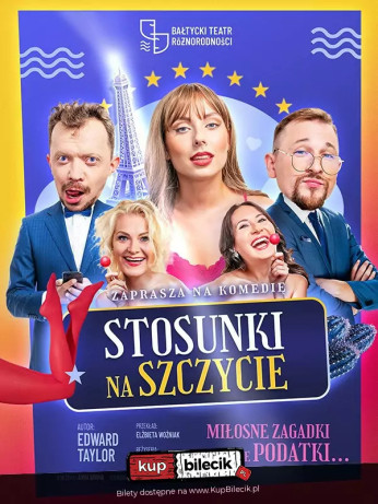 Gdańsk Wydarzenie Spektakl Stosunki na szczycie - Bałtycki Teatr Różnorodności