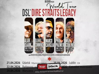 Gdańsk Wydarzenie Koncert Dire Straits Legacy powraca do Polski - aż pięć koncertów w kwietniu 2026!