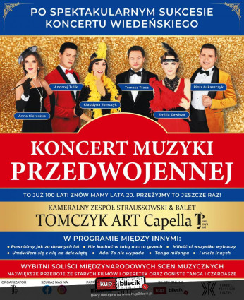 Gdańsk Wydarzenie Koncert Największe przeboje 20- lecia międzywojennego w wykonaniu Solistów Polskich i Międzynarodowych Scen 
