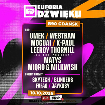 Gdańsk Wydarzenie Koncert Umek | Westbam | Moguai | K-Paul | Leeroy Thornill | Hardy Hard | Matys