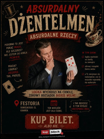 Gdańsk Wydarzenie Inne wydarzenie Wieczór iluzjonisty
