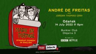 Gdańsk Wydarzenie Stand-up Standup Comedy in English - 'Made in Portugal' - Andre de Freitas & Jordan Thomas Gray