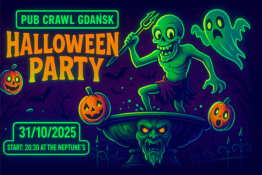 Gdańsk Wydarzenie Rozrywka Halloween Pub Crawl Night