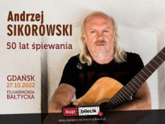 Gdańsk Wydarzenie Koncert Andrzej Sikorowski "50 lat śpiewania"