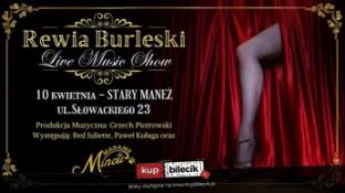 Gdańsk Wydarzenie Spektakl Rewia burleski Live Music Show od Madame de Minou